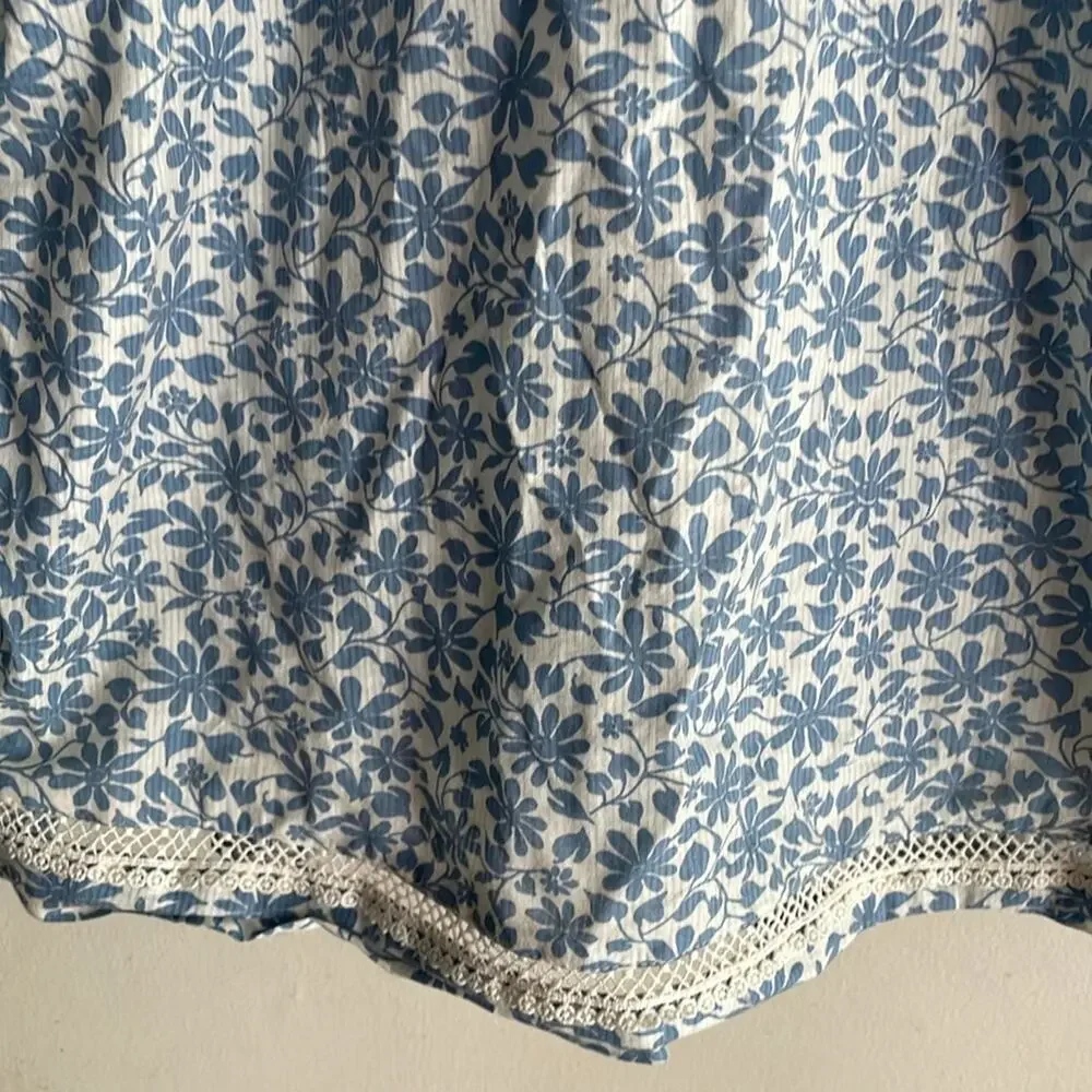 J.Crew Flutter-sleeve shirt in shadow stripe floral